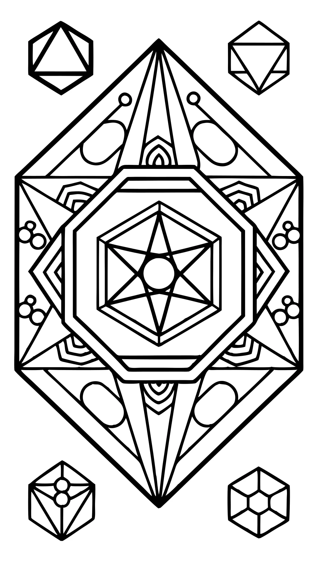 shape coloring page